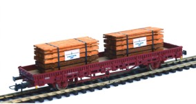 Loewe 2335 - H0 - Imprägniertes Bauholz (2 Stück)